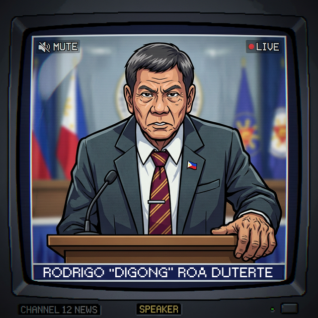 Duterte via video link